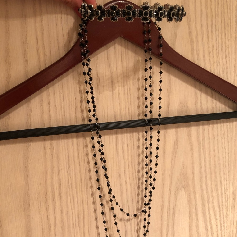 Marc Jacobs Metal Foliage Flower Choker